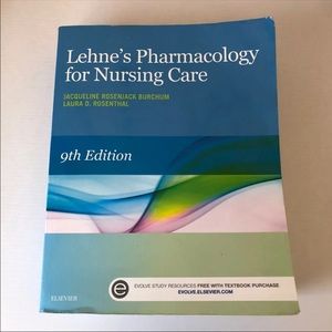 Lehne’s Pharmacology for Nursing Care 9th Edition Paperback